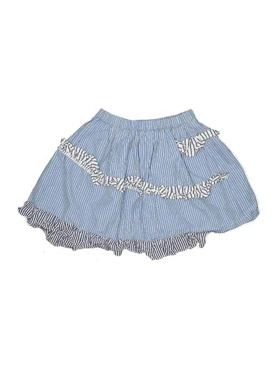 Pre-owned Crewcuts Kids' Skirt In Blue