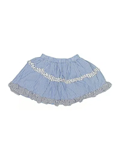 Pre-owned Crewcuts Kids' Skirt In Blue