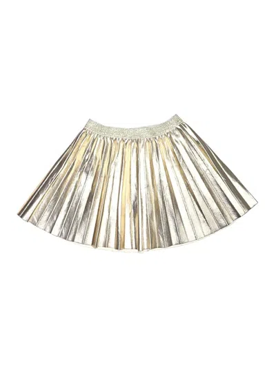 Pre-owned Crewcuts Kids' Skirt In Gold