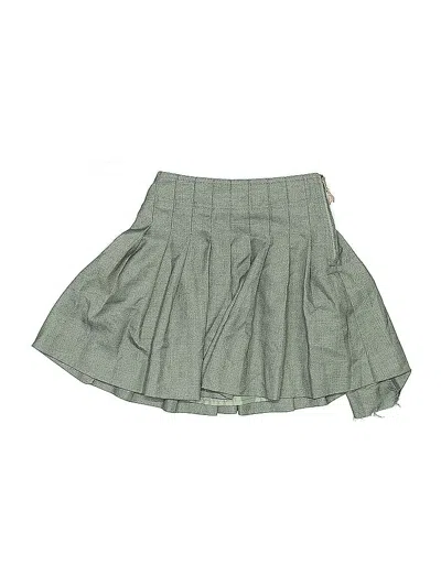 Pre-owned Crewcuts Kids' Skirt In Gray