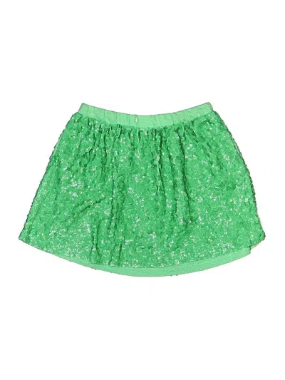 Pre-owned Crewcuts Kids' Skirt In Green