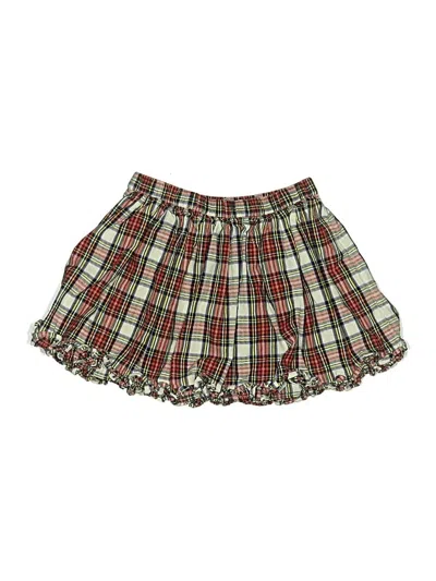 Pre-owned Crewcuts Kids' Skirt In Green