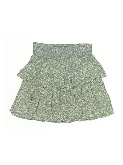 Pre-owned Crewcuts Kids' Skirt In Green