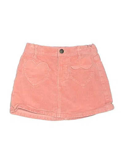 Pre-owned Crewcuts Kids' Skirt In Orange