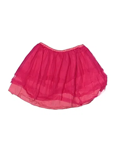 Pre-owned Crewcuts Kids' Skirt In Pink