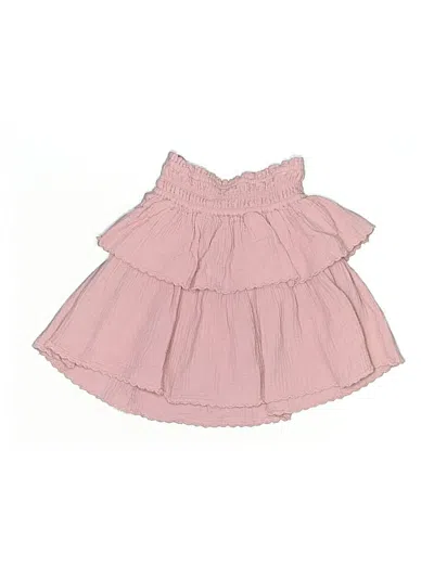 Pre-owned Crewcuts Kids' Skirt In Pink