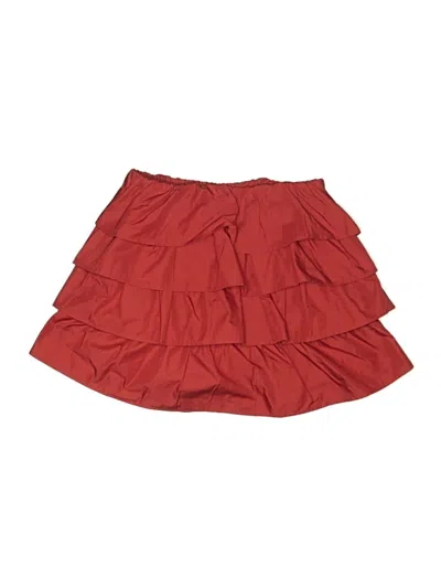 Pre-owned Crewcuts Kids' Skirt In Red