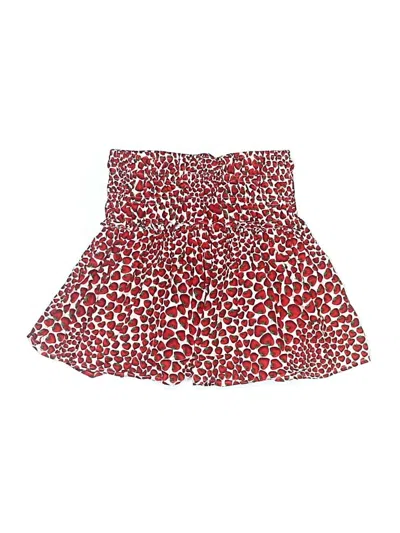 Pre-owned Crewcuts Kids' Skirt In Red