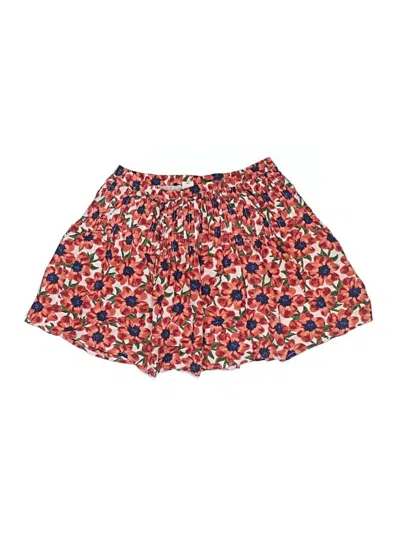 Pre-owned Crewcuts Kids' Skirt In Red