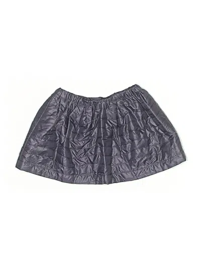 Pre-owned Crewcuts Kids' Skirt In Silver