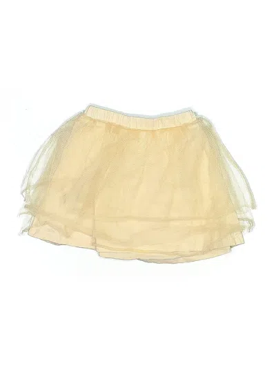 Pre-owned Crewcuts Kids' Skirt In White