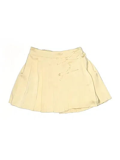 Pre-owned Crewcuts Kids' Skirt In Yellow