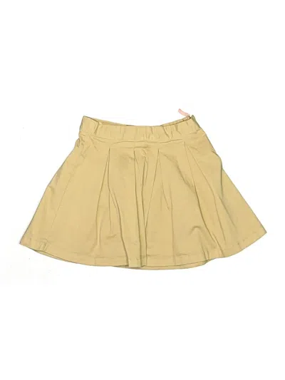Pre-owned Crewcuts Kids' Skirt In Yellow