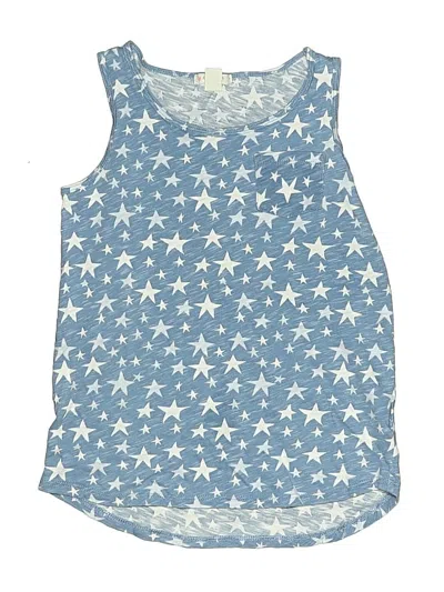 Pre-owned Crewcuts Kids' Sleeveless T-shirt In Blue