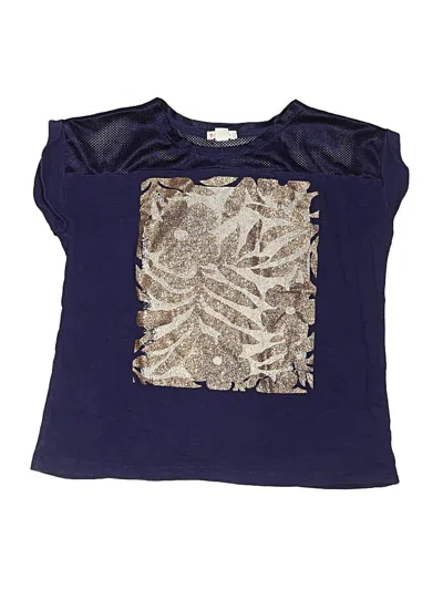Pre-owned Crewcuts Kids' Sleeveless T-shirt In Blue