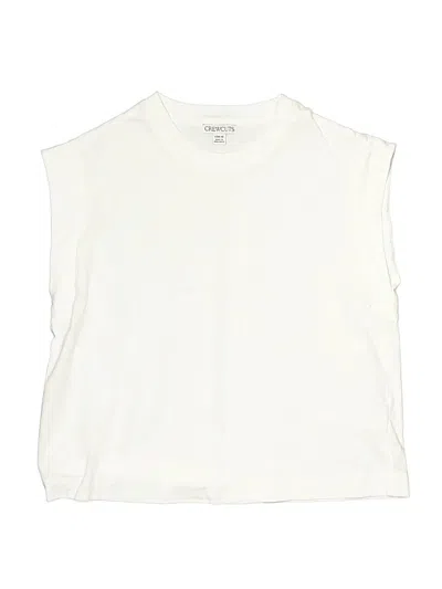 Pre-owned Crewcuts Kids' Sleeveless T-shirt In Ivory
