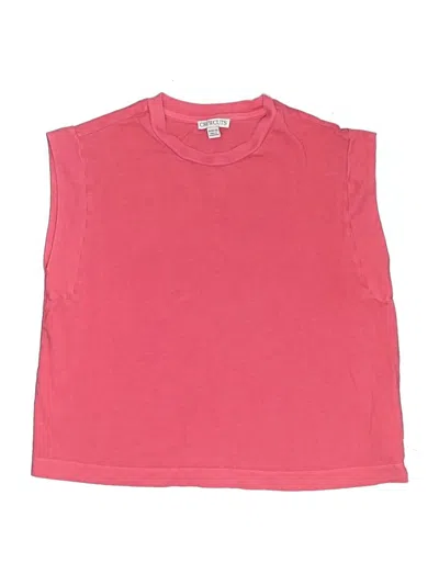 Pre-owned Crewcuts Kids' Sleeveless T-shirt In Pink