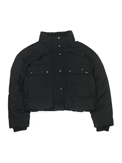 Pre-owned Crewcuts Kids' Snow Jacket In Black