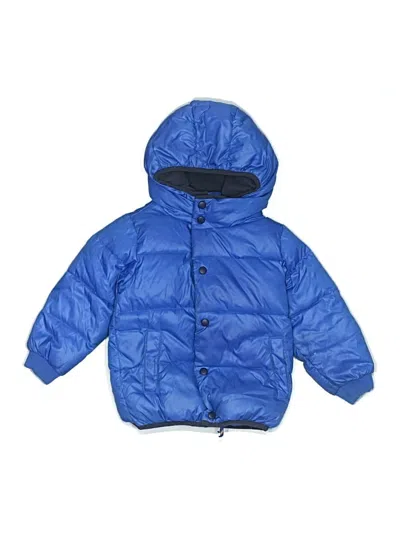 Pre-owned Crewcuts Kids' Snow Jacket In Blue