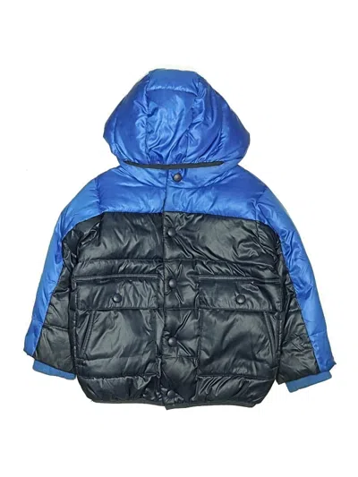 Pre-owned Crewcuts Kids' Snow Jacket In Blue