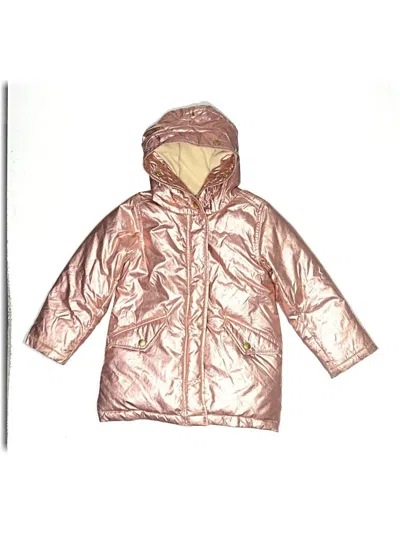 Pre-owned Crewcuts Kids' Snow Jacket In Gold