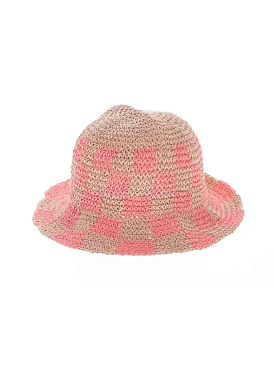 Pre-owned Crewcuts Kids' Sun Hat In Pink