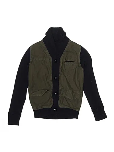 Pre-owned Crewcuts Kids' Sweater Vest In Green