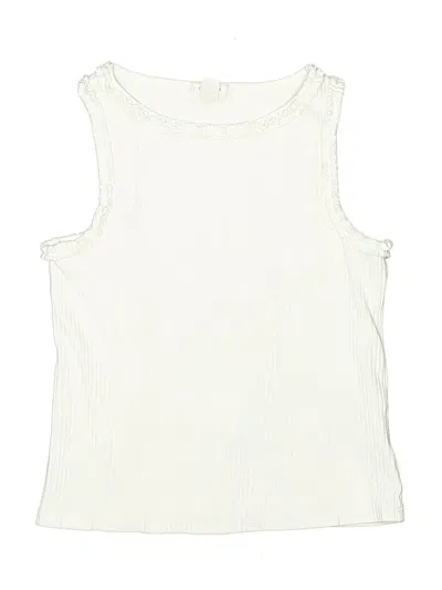 Pre-owned Crewcuts Kids' Sweater Vest In Ivory