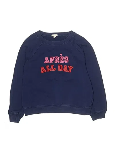 Pre-owned Crewcuts Kids' Sweatshirt In Blue