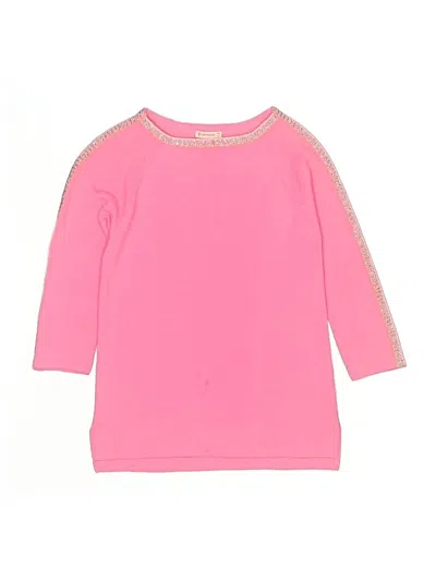 Pre-owned Crewcuts Kids' Sweatshirt In Pink