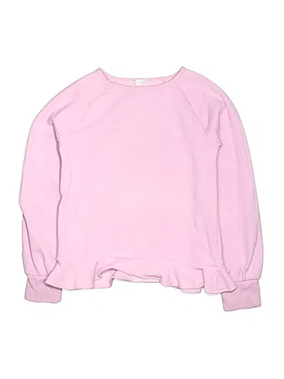 Pre-owned Crewcuts Kids' Sweatshirt In Pink