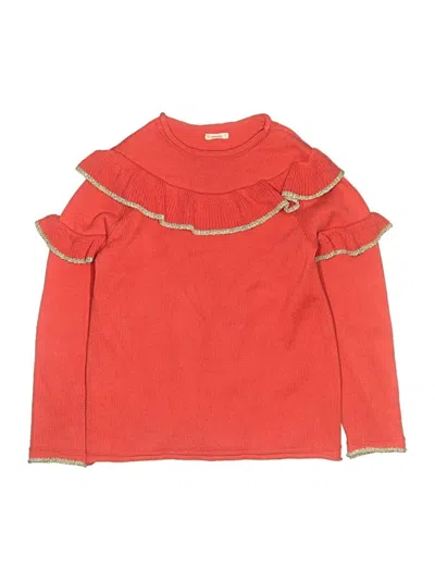 Pre-owned Crewcuts Kids' Sweatshirt In Red