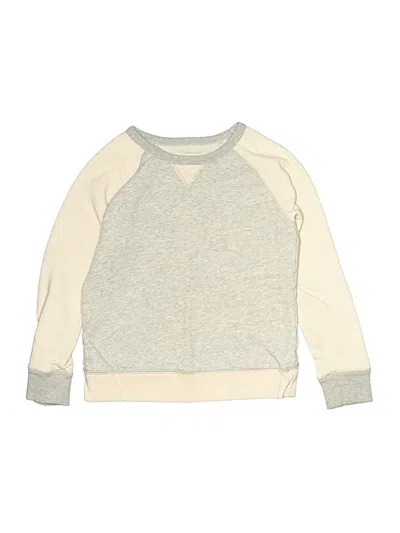 Pre-owned Crewcuts Kids' Sweatshirt In Tan