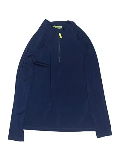 Pre-owned Crewcuts Kids' Track Jacket In Blue