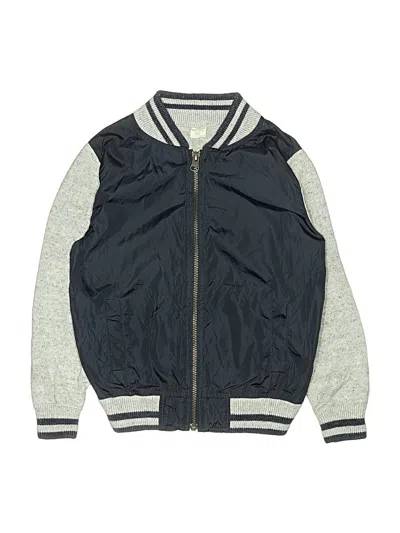 Pre-owned Crewcuts Kids' Track Jacket In Blue