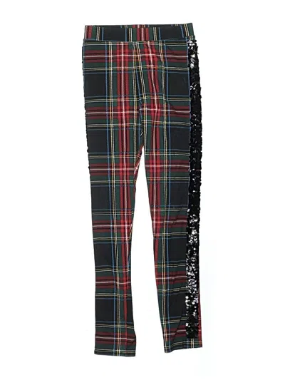 Pre-owned Crewcuts Kids' Track Pants In Black