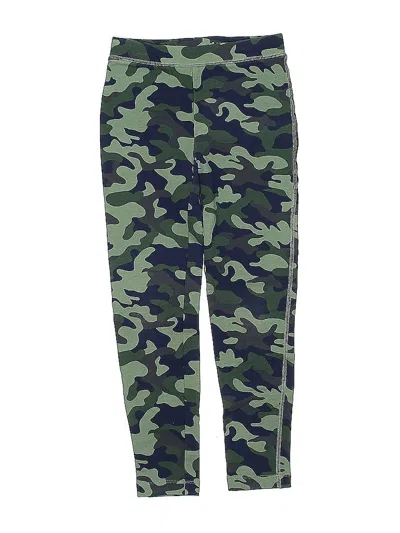 Pre-owned Crewcuts Kids' Track Pants In Green