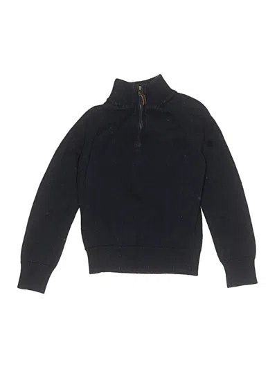 Pre-owned Crewcuts Kids' Turtleneck Sweater In Black