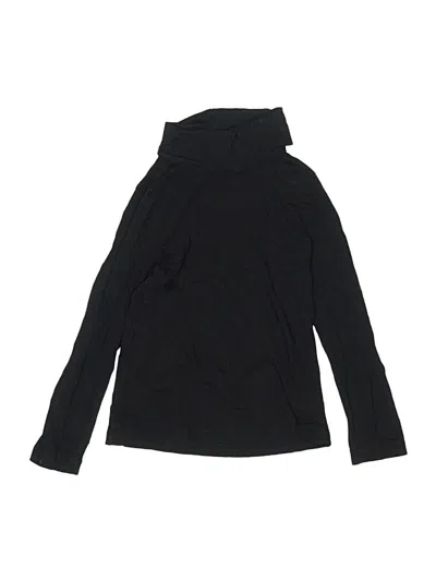 Pre-owned Crewcuts Kids' Turtleneck Sweater In Black