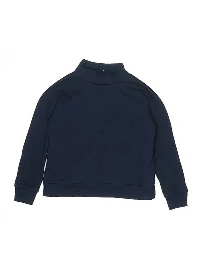 Pre-owned Crewcuts Kids' Turtleneck Sweater In Blue
