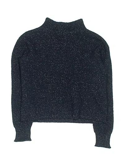 Pre-owned Crewcuts Kids' Turtleneck Sweater In Blue
