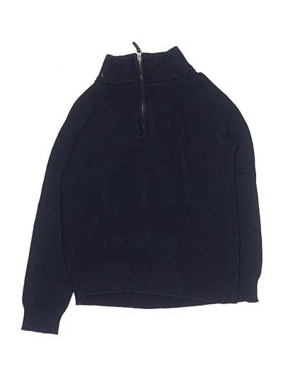 Pre-owned Crewcuts Kids' Turtleneck Sweater In Blue