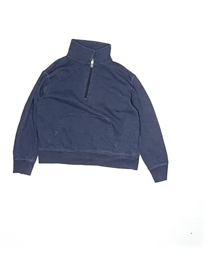 Pre-owned Crewcuts Kids' Turtleneck Sweater In Blue