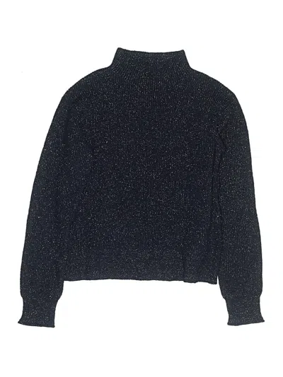 Pre-owned Crewcuts Kids' Turtleneck Sweater In Blue