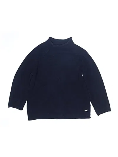 Pre-owned Crewcuts Kids' Turtleneck Sweater In Blue