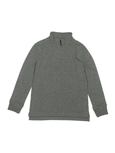 Pre-owned Crewcuts Kids' Turtleneck Sweater In Gray