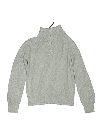 Pre-owned Crewcuts Kids' Turtleneck Sweater In Gray