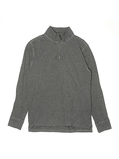 Pre-owned Crewcuts Kids' Turtleneck Sweater In Gray