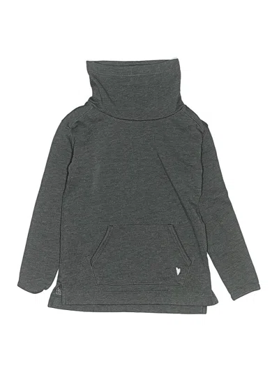 Pre-owned Crewcuts Kids' Turtleneck Sweater In Gray