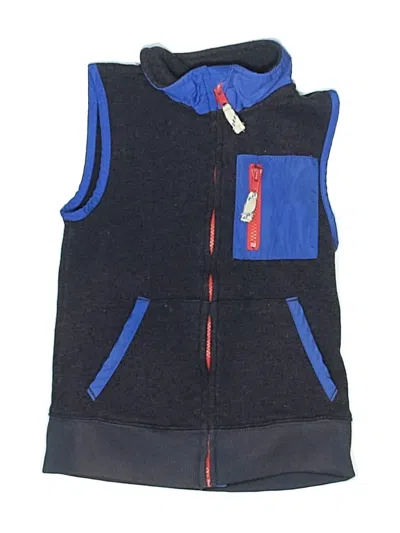 Pre-owned Crewcuts Kids' Vest In Blue